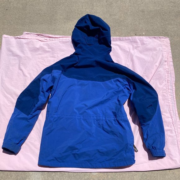 REI Winter Jacket Gore-Tex Womens Blue Black Rain Jacket Ventilation M - Picture 10 of 14